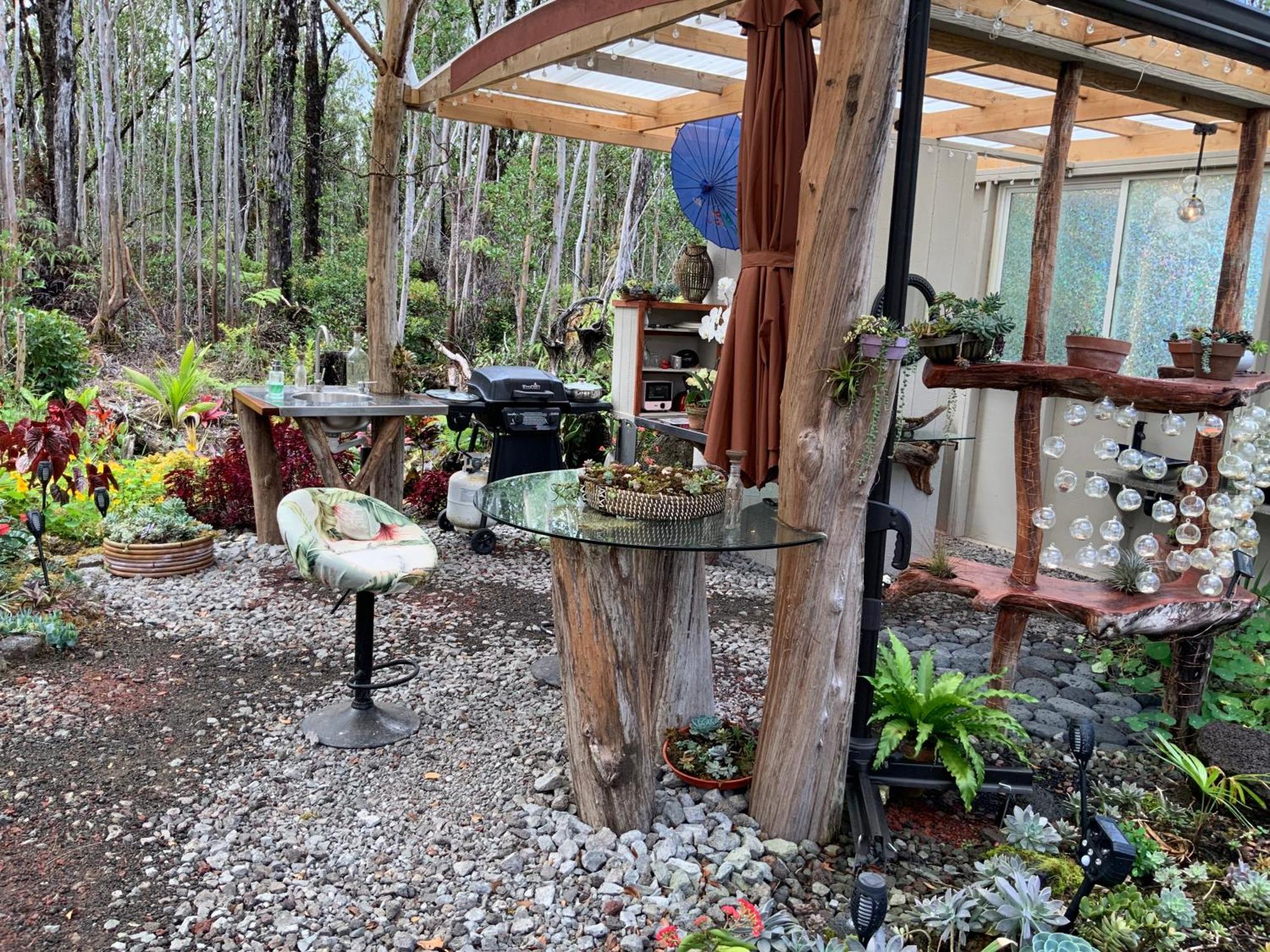 Exotic Garden Cottage At Amazing Volcano Fissure Mountain View Exterior foto