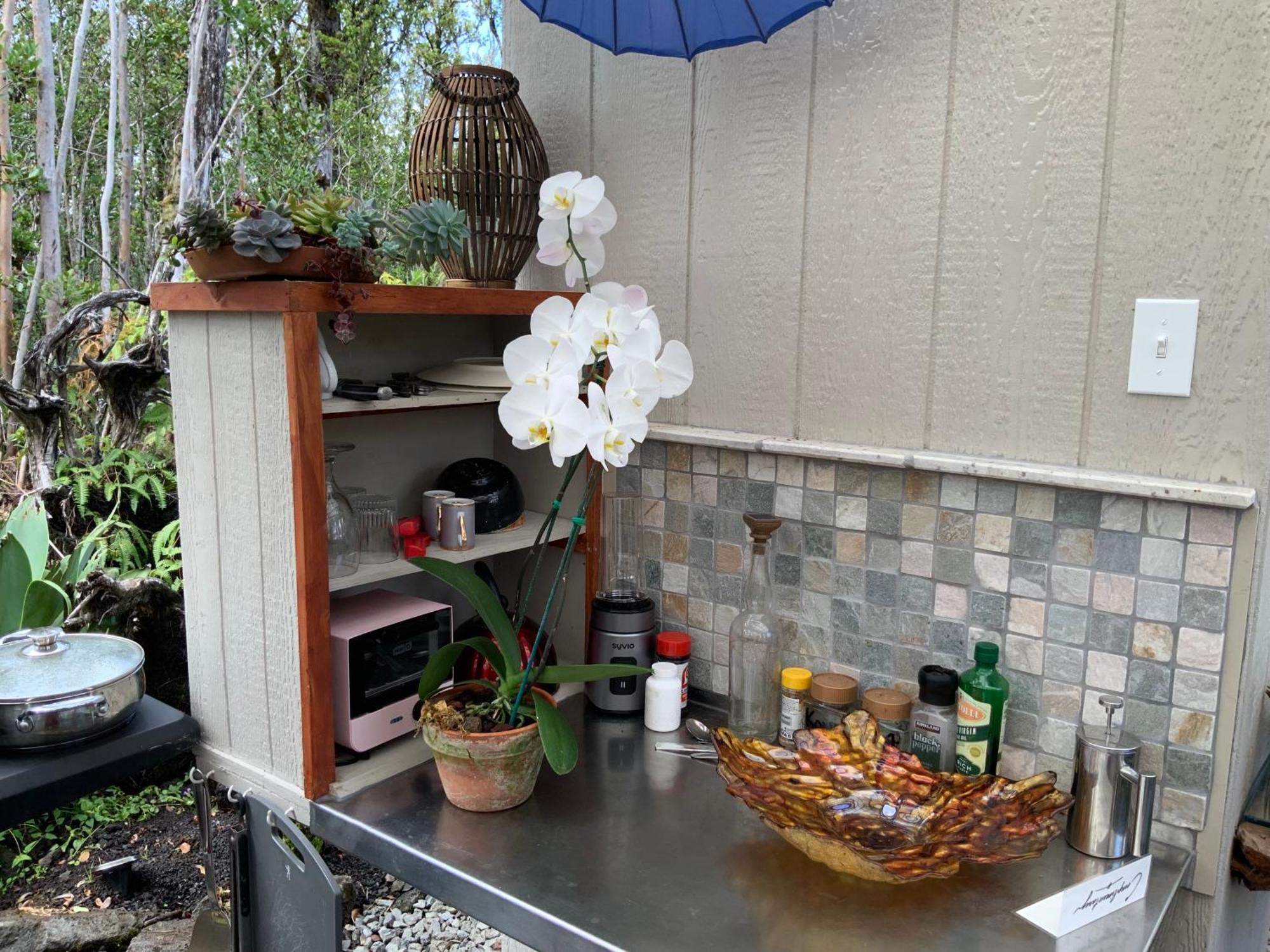 Exotic Garden Cottage At Amazing Volcano Fissure Mountain View Exterior foto