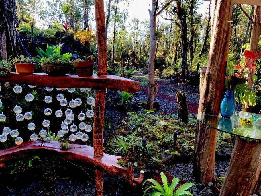 Exotic Garden Cottage At Amazing Volcano Fissure Mountain View Exterior foto